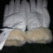 guardie d'onore guanti in pelle bianca sfilata con pelliccia