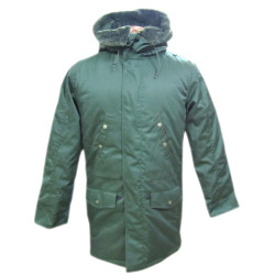 Parka Warm Winter Olive Veste à capuche tactique à capuche Manteau de type urbain