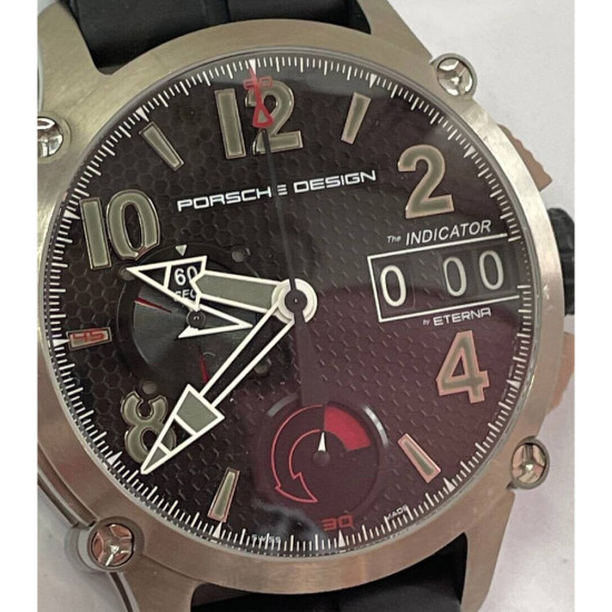 Originale Luxusuhr Porsche Design Indikator Chronograph P’6910