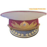 ウクライナ陸軍白パレード族長バイザー帽子
