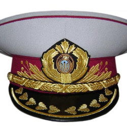 Ukraine Police MVS défilé général visière chapeau