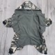 Winter fleece dog suit Tactical pet clothing Military camouflage dog uniform Warm