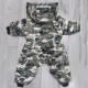 Winter fleece dog suit Tactical pet clothing Military camouflage dog uniform Warm