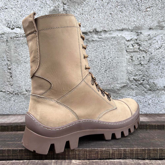 Bottines STORM nubuck beige