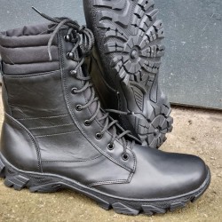 Leather ankle boots Combat boots for men Tactical footwear
