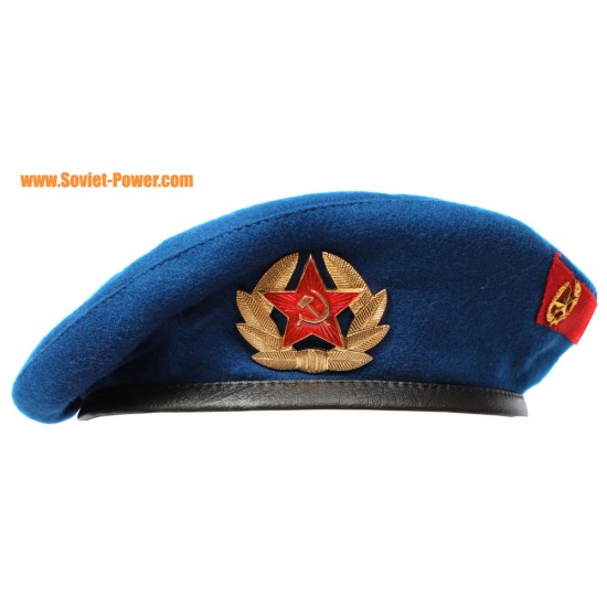 Beret of Soviet State Security special units blue hat