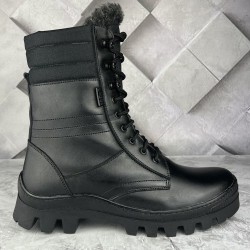 Sprint tractor winter black high boots