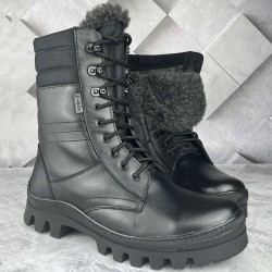 Sprint tractor winter black high boots