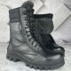 Schwarze Winterstiefel von Sprint Traktor