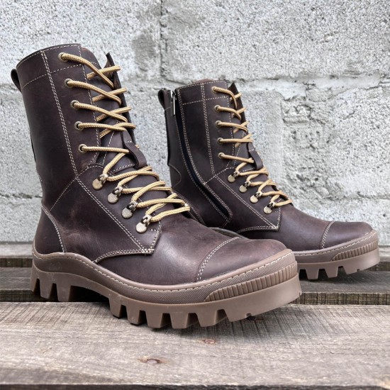 Bottes hautes Storm Crazy marron