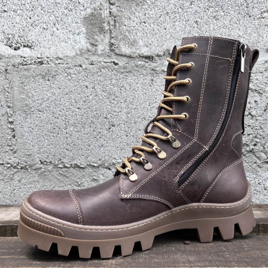 High boots Storm Crazy brown