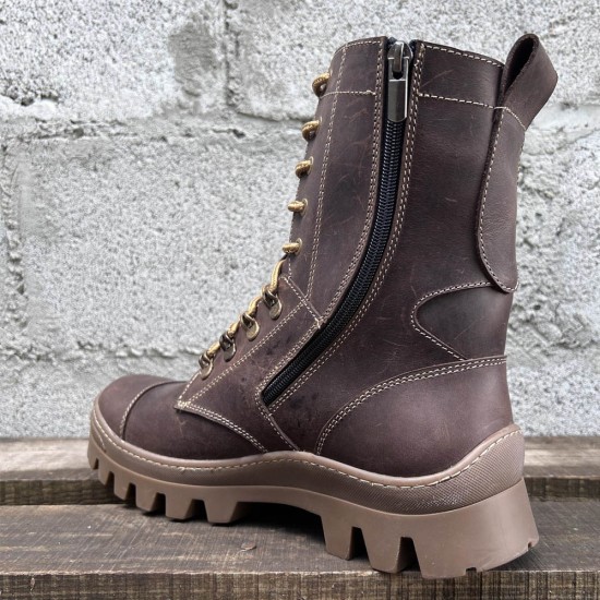 High boots Storm Crazy brown