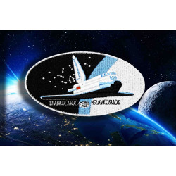 USSR Glavkosmos Handmade Embroidered Uniform Space patch