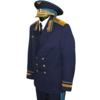 ソビエト時代空軍尉官セレモニー用制服(上下)制帽(56) ソビエト時代空軍尉官セレモニー用制服(上下)制帽(56)