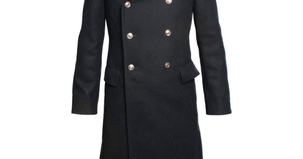 【black】salvy; 17ss OVERCOAT black】salvy; 17ss OVERCOAT Double Breasted Mid Long Trench