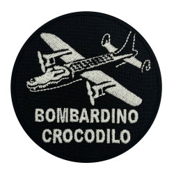 Bombardino Crocodilo Embroidered Patch – Crocodile Bomber Plane