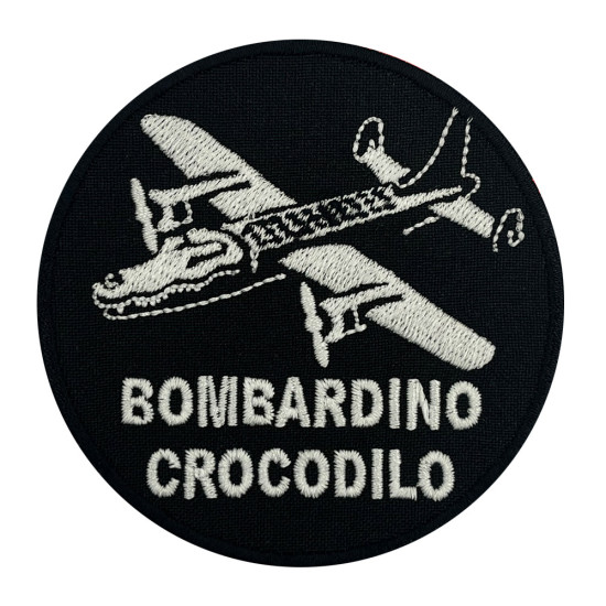 Bombardino Crocodilo Embroidered Patch – Crocodile Bomber Plane Bombardino Crocodilo Embroidered Patch – Crocodile Bomber Plane