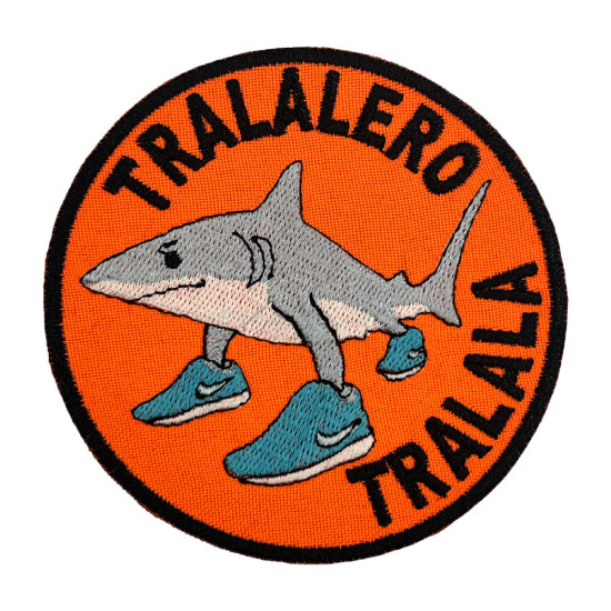 Écusson Requin Tralalero Tralala avec Baskets Écusson Requin Tralalero Tralala avec Baskets