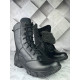 Military boots "Typhoon" black winter high boots Tactical Urban-type combat footwear Military boots "Typhoon" black winter high boots Tactical Urban-type combat footwear