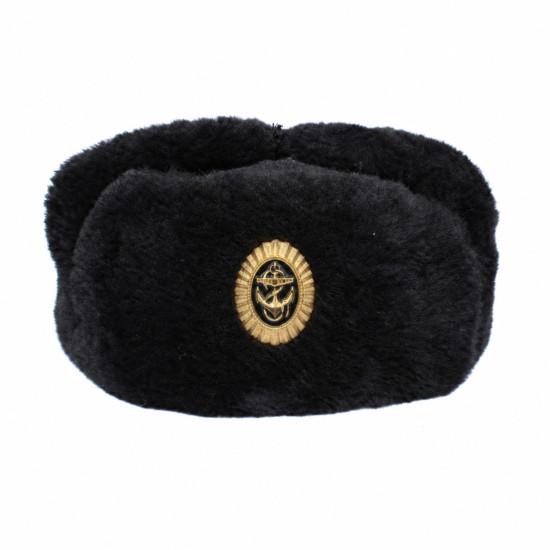 Sowjetische Marine Schwarze Winter Ushanka
