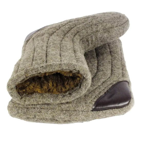 Sowjetische Militärfilzstiefel (Burki), graue Wollstiefel der UdSSR