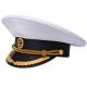 Berretto Da Parata Con Visiera Da Capitano Della Flotta Navale Sovietica