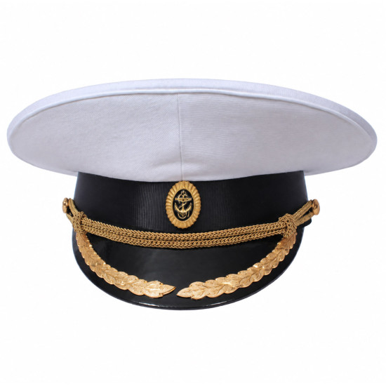 Berretto Da Parata Con Visiera Da Capitano Della Flotta Navale Sovietica