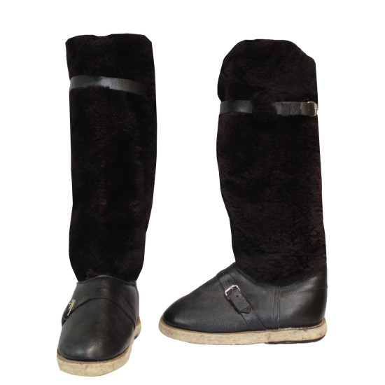 Soviet Winter very warm Polar Arctic real Sheep Woolen boots