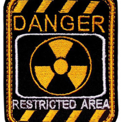 "DANGER - Restricted Area" Stalker patch 112