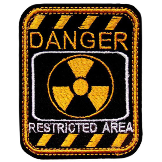 "DANGER - Restricted Area" Stalker patch 112