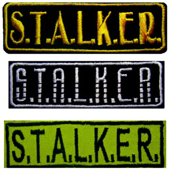 3 STALKER Streifen Patches 117