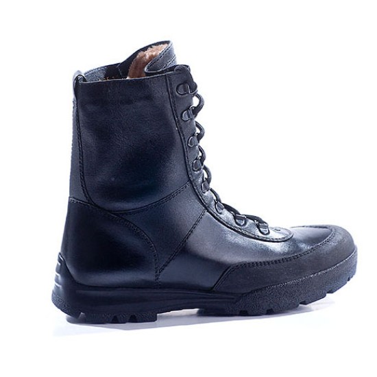 BOTAS tácticas de invierno ruso de cuero cálido con piel "COBRA" 12034