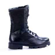 Bottes tactiques en cuir noir russe "KALAHARI" 1411