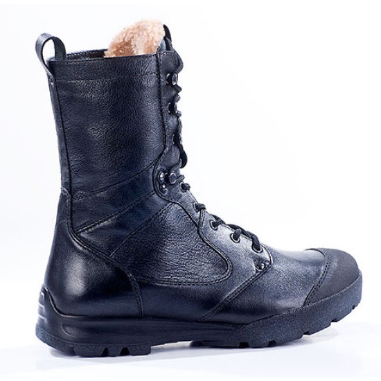 Botas de asalto tácticas de invierno de cuero ruso caliente "SAPSAN" 5022