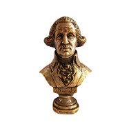 Busto in bronzo del 1 ° presidente degli Stati Uniti George Washington