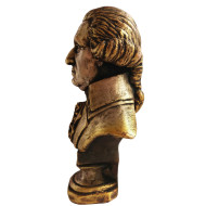 Bronze bust of the 1st president of the United States George Washington