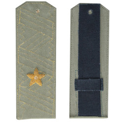 Planches d'épaule de chemise quotidienne de l'armée d'infanterie soviétique