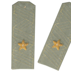 Planches d'épaule de chemise quotidienne de l'armée d'infanterie soviétique