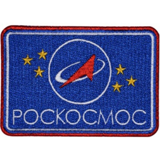 Agencia Federal Rusa del Espacio Roscosmos Patch Manga