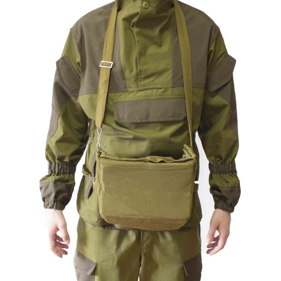 Borsa a tracolla Khaki militare dell'esercito russo