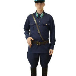Soviet Air Force Lieutenant Russian blue uniform 