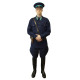 Soviet Air Force Lieutenant Russian blue uniform