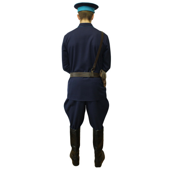 Soviet Air Force Lieutenant Russian blue uniform