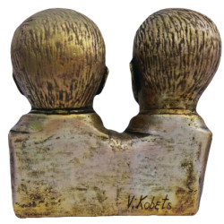 Bronze bust of The Molotov–Ribbentrop Pact 