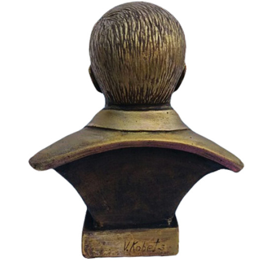 Busto de bronce del político soviético Vyacheslav Molotov