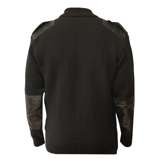 Military black extra warm airsoft tactical winter sweater