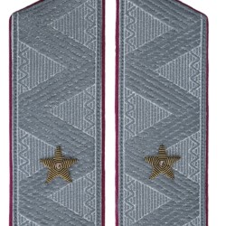 Red Infantry Army General uniform Russian shoulder boards