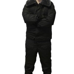 Tankman Military Tactical Uniform with Fur Collar