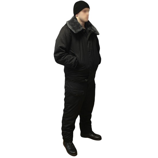 Tankman Military Tactical Uniform with Fur Collar