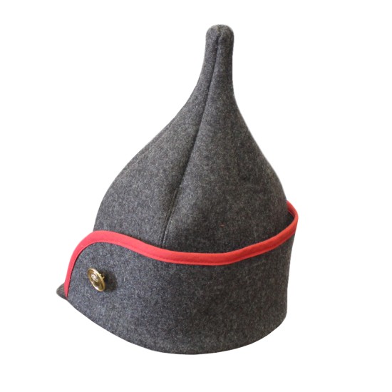 Soviet Red Army brown winter hat BUDENOVKA